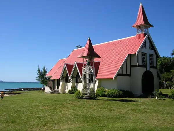 Cap Malheureux red-roofed church